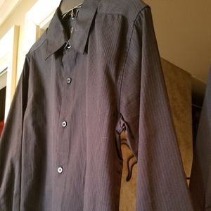 Boys long sleeve dress shirt black